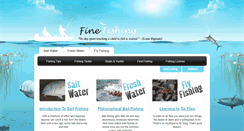 Desktop Screenshot of finefishing.com